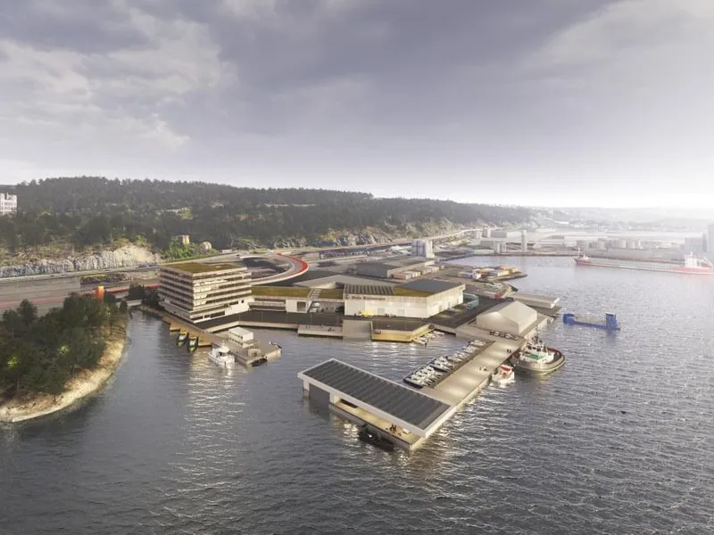 Illustrasjon mulig beredskapshavn Kongshavn