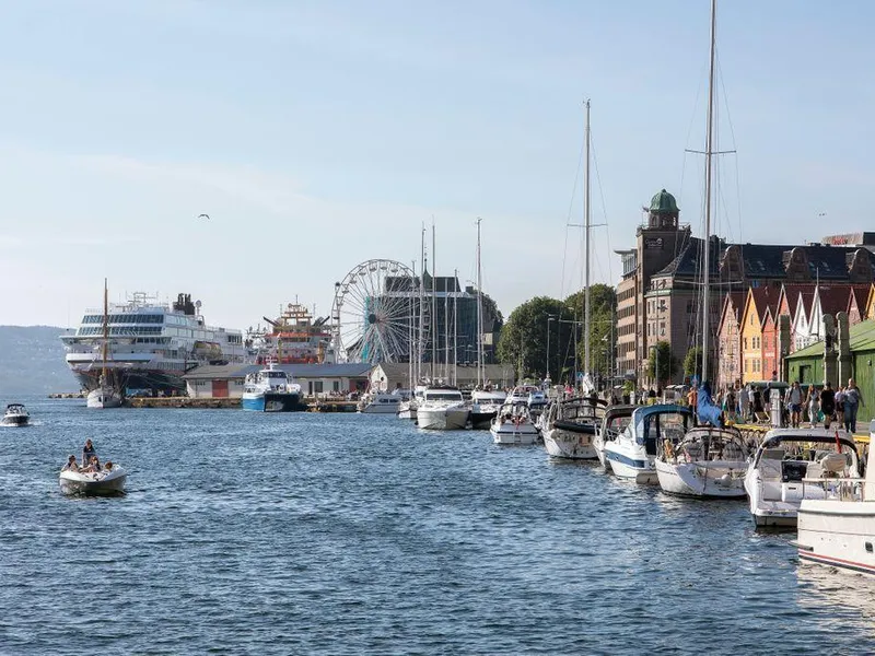 Bergen Havn ønsker flytebrygger i Vågen