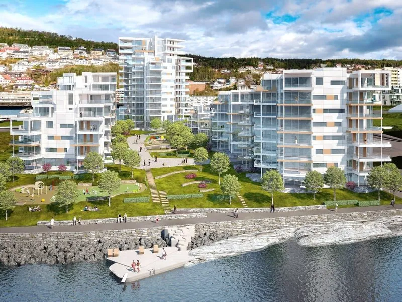 Fri Sikt Volsdalsberga i Ålesund. Illustrasjon: Arkitektkontoret Niels Torp Arkitekter AS