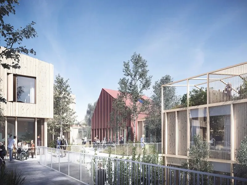 Furuset Hageby klar for bygging. Ill. 3RW arkitekter og NORDArchitects