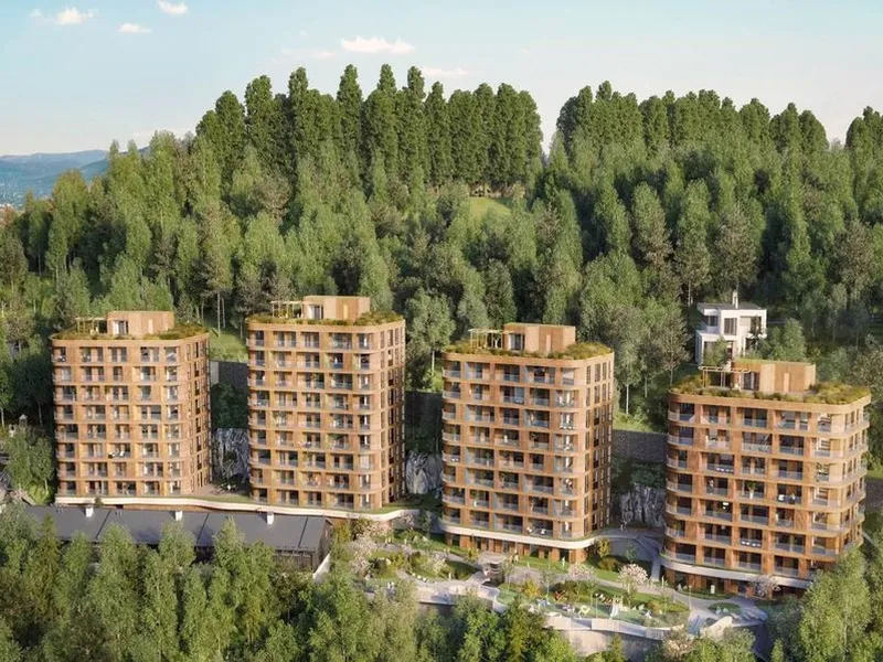 Det er satt høye miljøambisjoner for Fyrstikkbakken 14, som er det første kommersielle boligprosjektet i FutureBuilt-programmet.