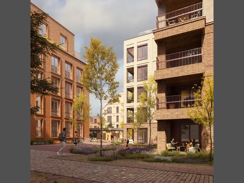 Perspektiv fra byggesøknad