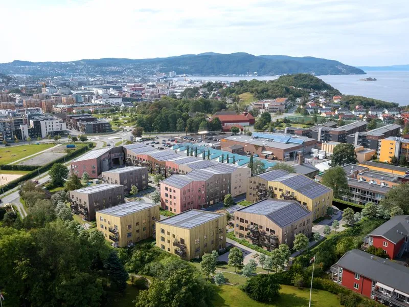Skanska og BORI BBL starter bygging av 104 nye boliger på Gartnersletta i Trondheim.
