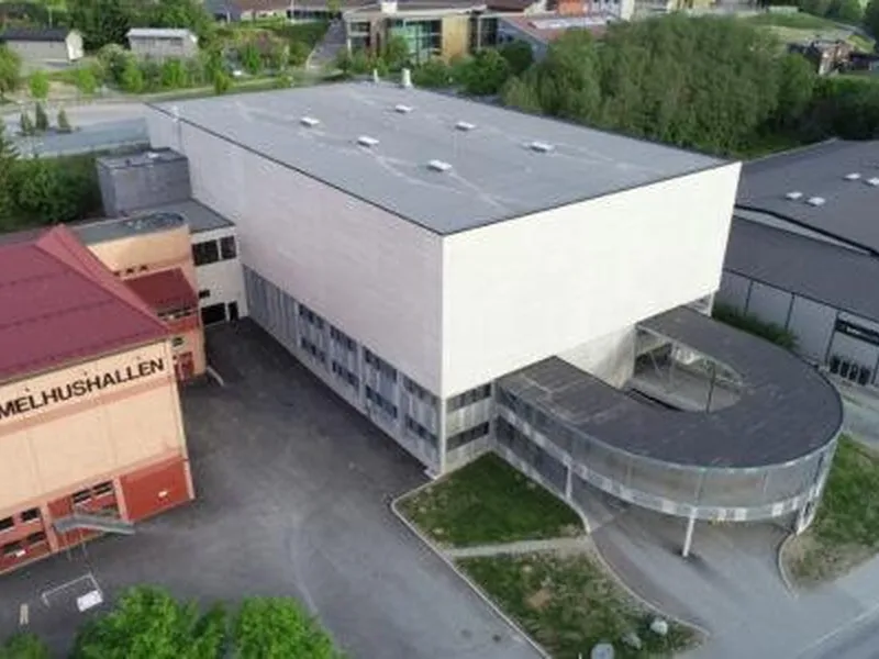 Gimse Idrettshall – Idrettshall i massivtre