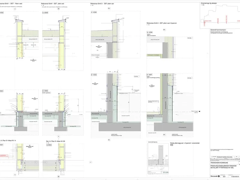 Fasade fra byggesøknad