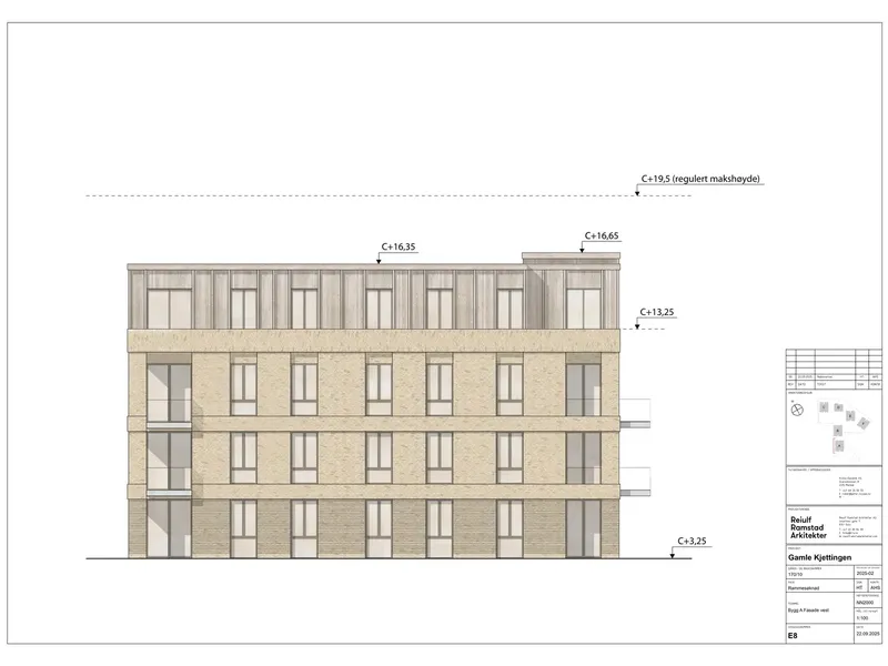 Fasade fra byggesøknad