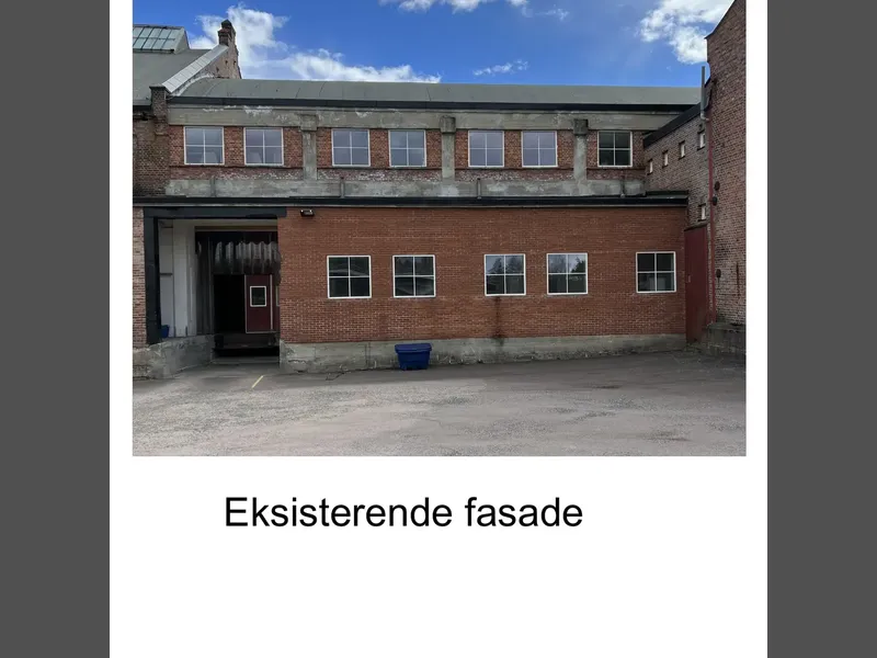 Fasade fra byggesøknad