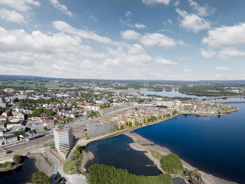 Strandsonen, drone 2, kredit LPO arkitekter og SLA
