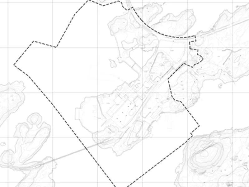 Planavgrensning detaljregulering for Herøy maritime næringspark