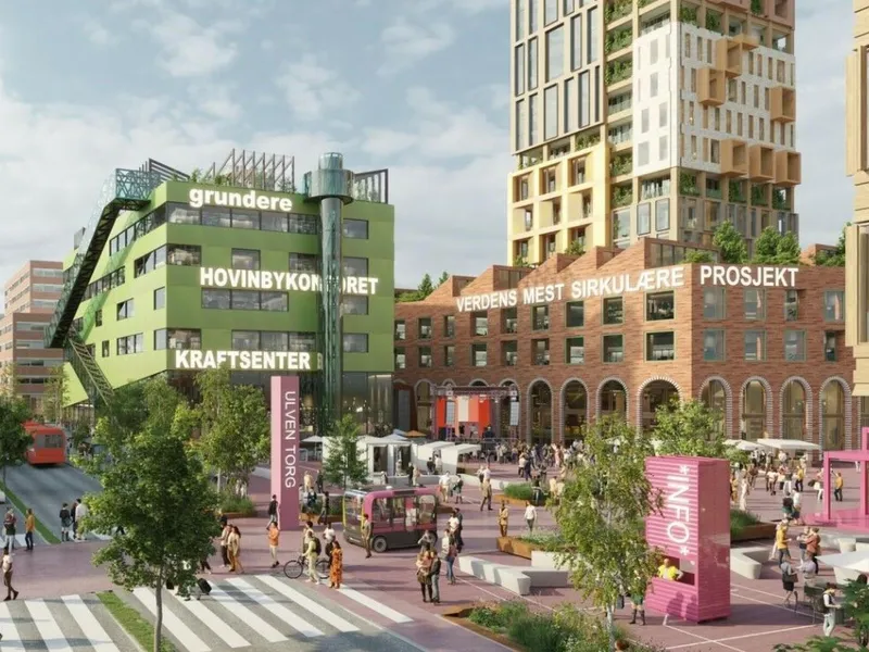 Illustrasjon: Hovinbyen Sirkulære Oslo (HSO).