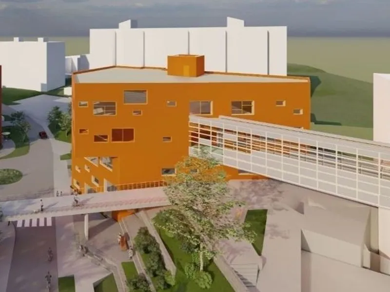Hovseter skole i Oslo. Illustrasjon: Gasa arkitekter