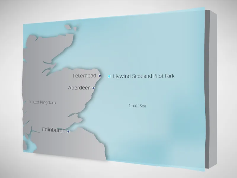 Hywind Skottland Pilot Park. Kartillustrasjon, Statoil