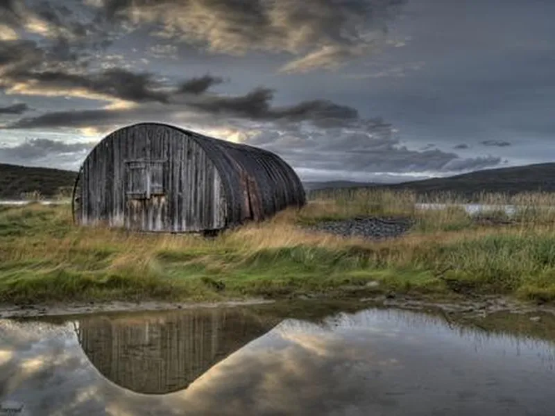 Gammelt bygg i olderfjord  
