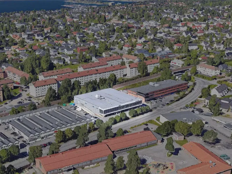 Cecilie Thoresens vei 3 ligger på Lambertseter. Foto: Usbl.