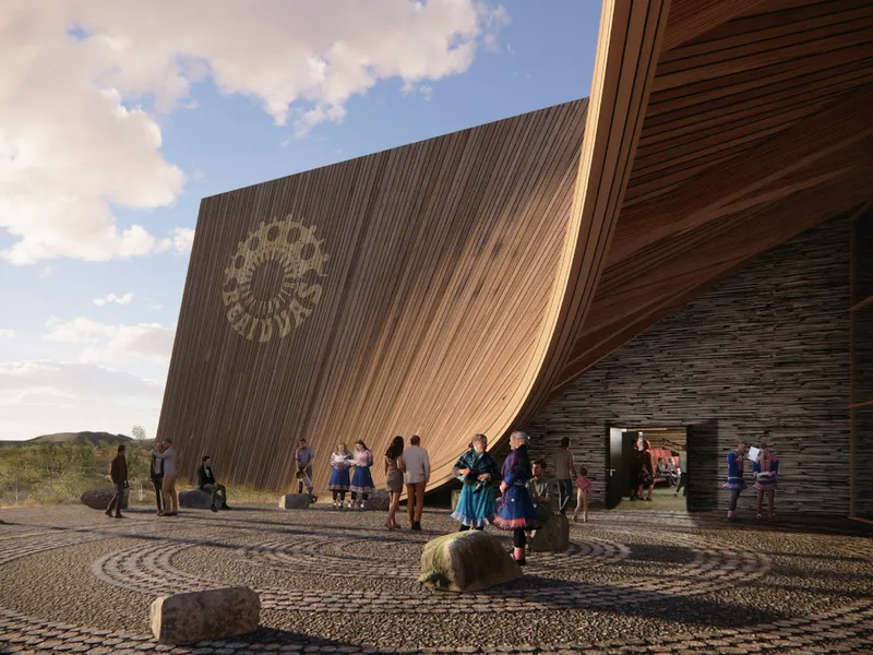 Beaivvas og samisk vgs teaterinngang