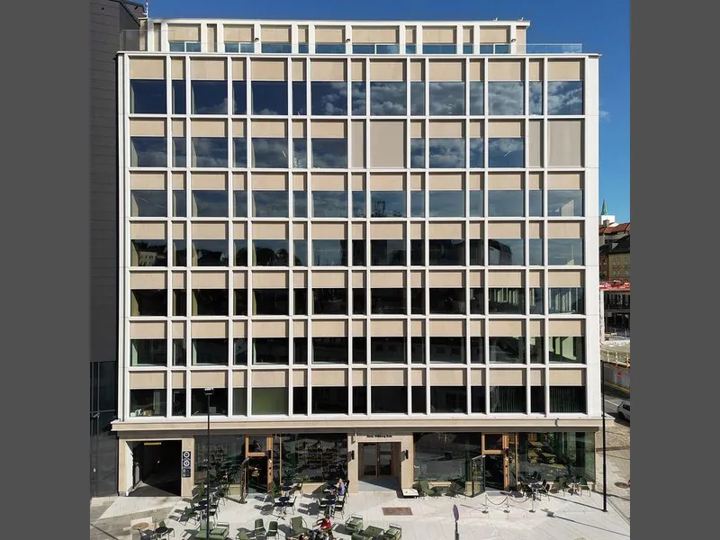 Slik ser bygget ut i dag. Foto: Nordic Office of Architecture