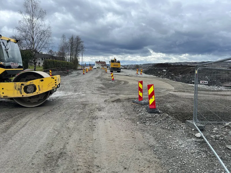 Ingeberg-utbyggingen: Foto sørover på utbyggingsområdet - tatt våren 2024.