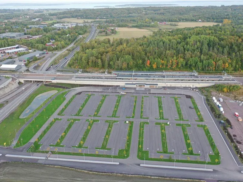 Første tog fra nye Horten stasjon går 22. november.