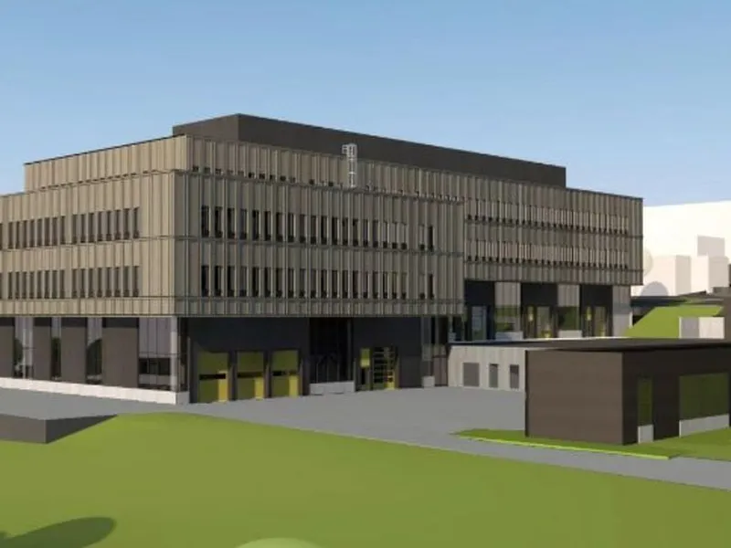 Ishavsbyen skole. Illustrasjon: Rambøll.