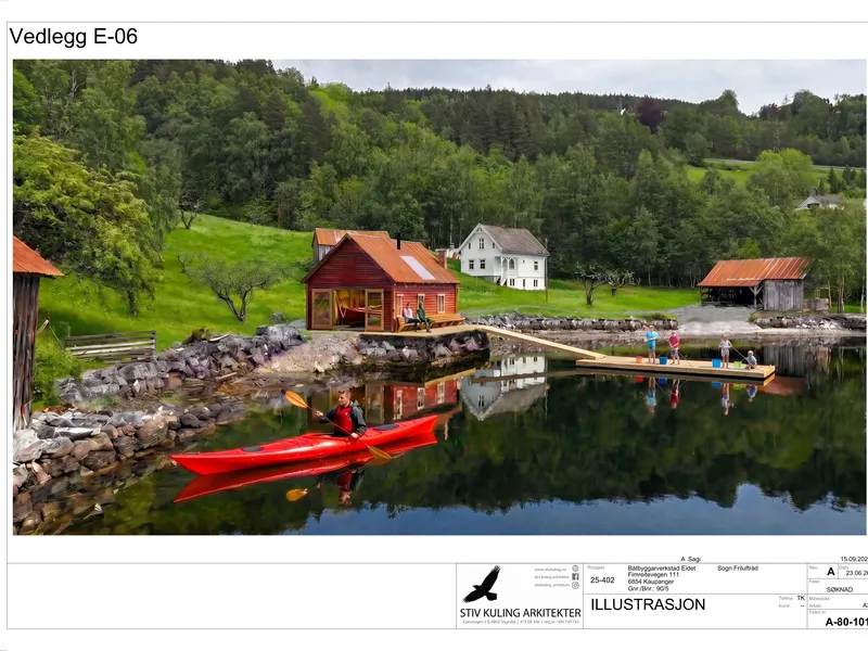 Illustrasjon fra byggesøknad