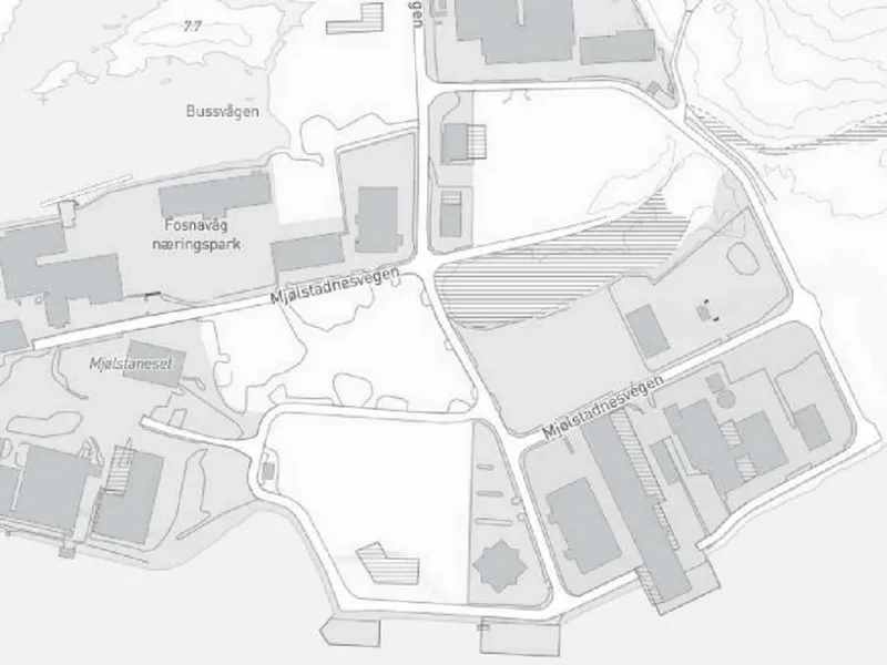 Kart som viser kvar kaia skal plasserast. - Klikk for stort bilete