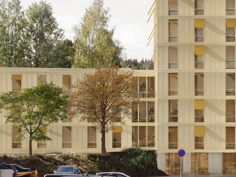 Bilde av studentboligen