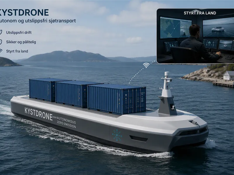 KI-generert bilete av sjødrone - Klikk for stort bilete