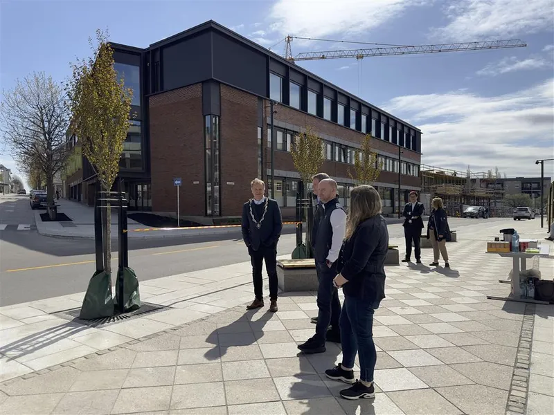 Åpning av Mysen trafikknutepunkt 7. mai 2024 - Klikk for stort bilde