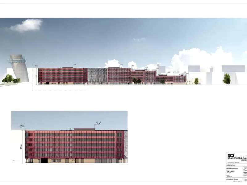 Fasade fra byggesøknad