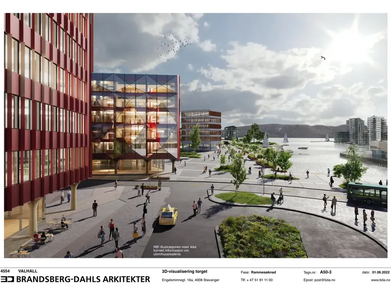 Fasade fra byggesøknad