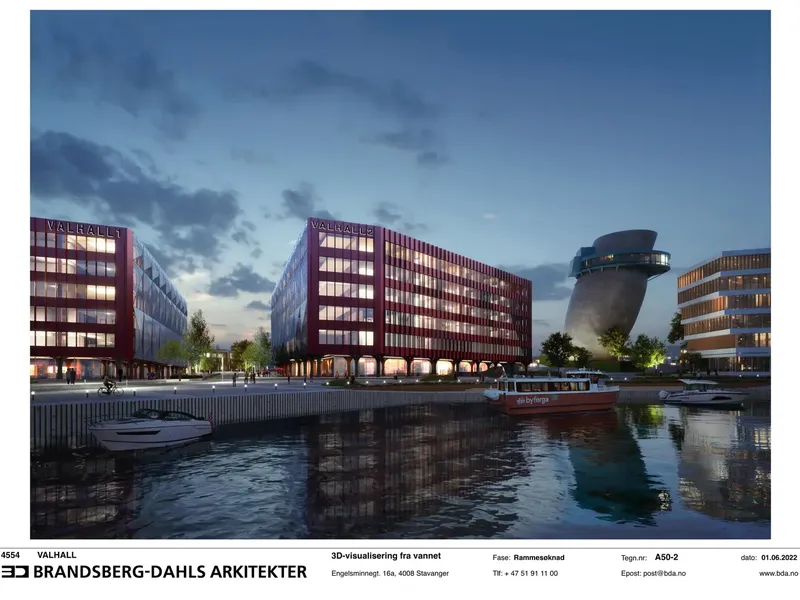 Fasade fra byggesøknad