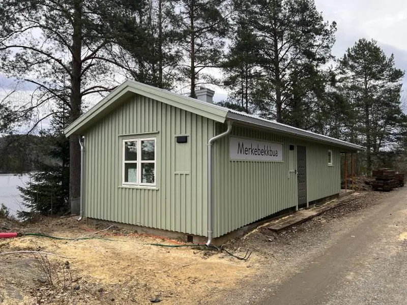 Eksteriørbilde av Merkebekkbua, DNT-hytte