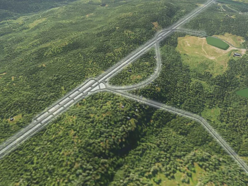 I Nye Veiers Ringeriksportefølje skal det blant annet bygges en 23 kilometer lang jernbanetunnel mellom Sandvika og Sundvollen. Byggherren mener det kan være hensiktsmessig å lyse ut tunnelen i en stor entreprise.Illustrasjon: NAA AS