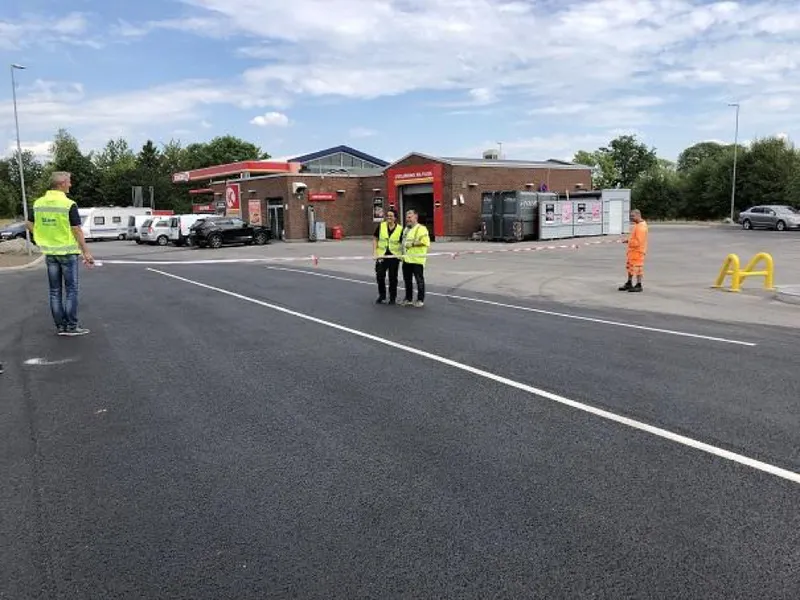 Truckstopp På Øra Åpnet 1