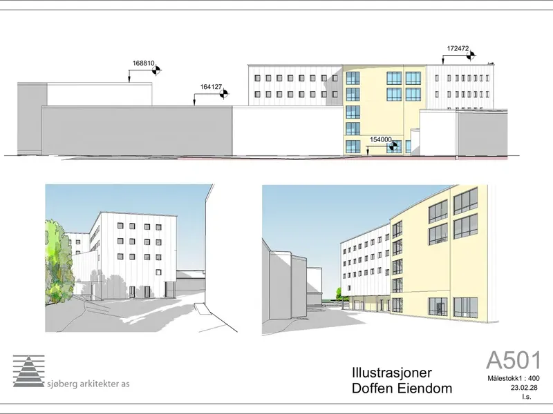 Illustrasjon fra byggesøknad