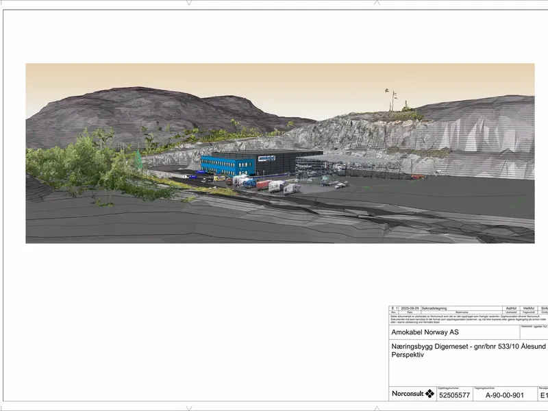 Fasade fra byggesøknad