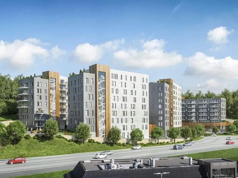 Lagunetoppen, Bergen. Illustrasjon: Grieg Arkitekter / Profier