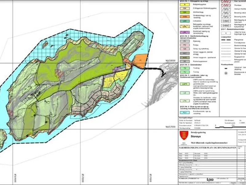 Plankart Storøya 