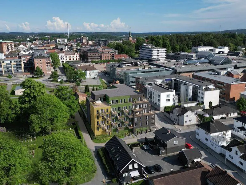 Prosjektet legger til rette for et rolig og moderne boligmiljø midt i byen, med gode bokvaliteter, store balkonger og grønne omgivelser.