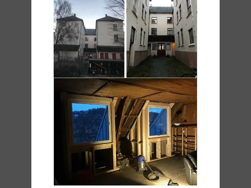 Fasade fra byggesøknad