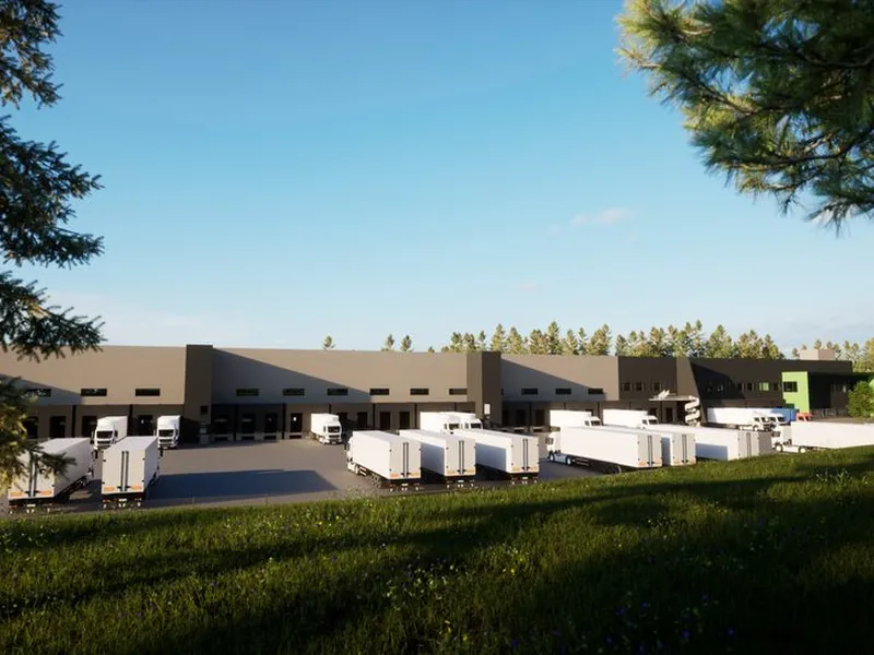 Logistikksenteret vil inneholde et av Norges største pakkeanlegg.