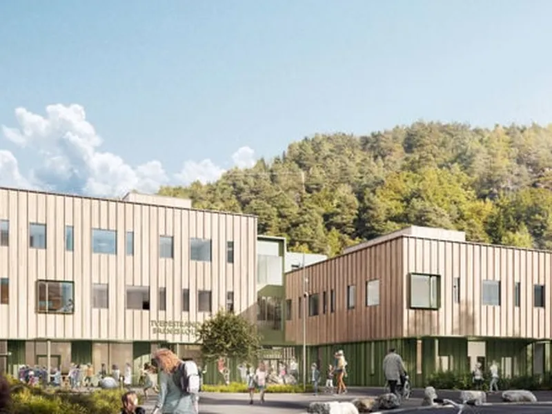 Tvedestrand Barneskole Fasade