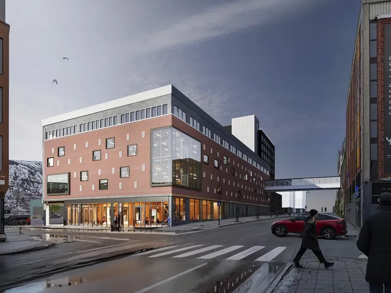 Illustrasjon av Mack Øst i Tromsø