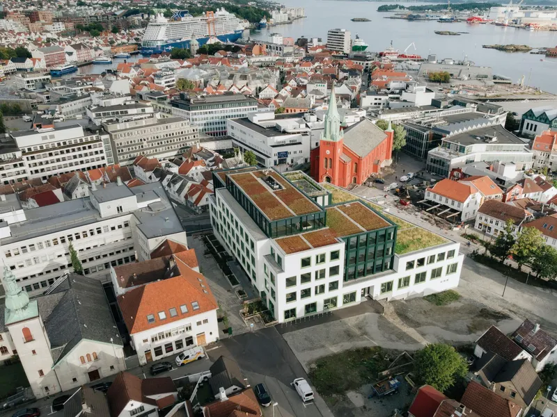 Nytorget 1.. Dronefoto: Flare Media