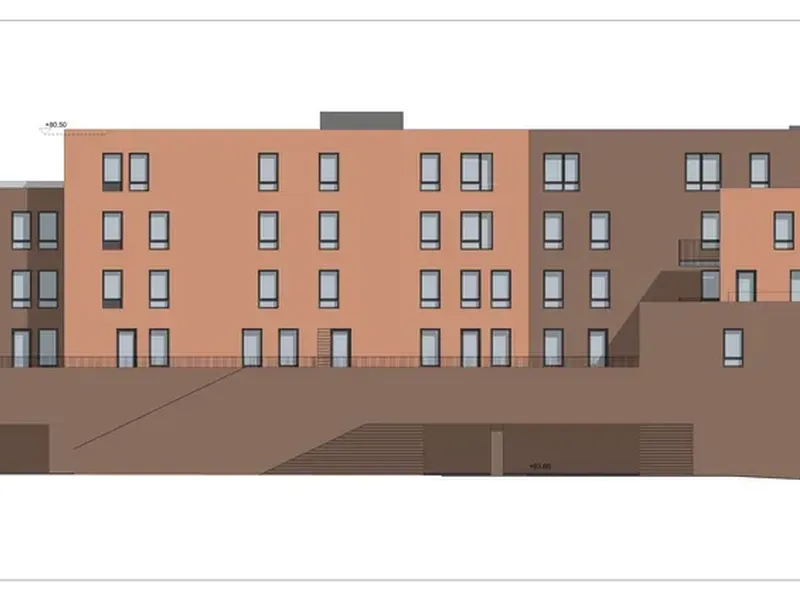 Fasade fra byggesøknad