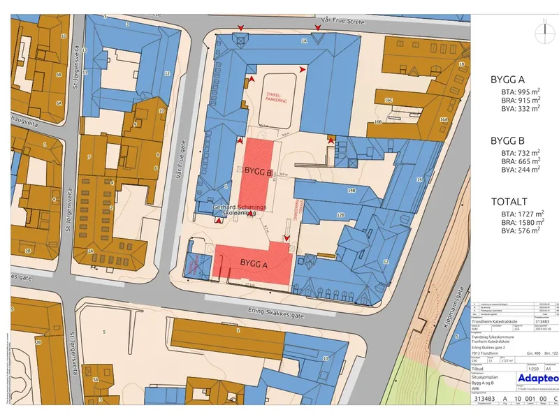 Fasade fra byggesøknad