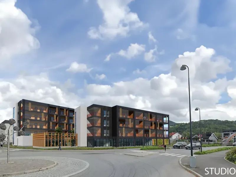 Fasade fra byggesøknad