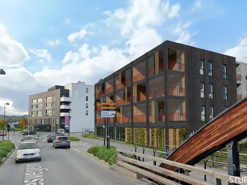 Fasade fra byggesøknad