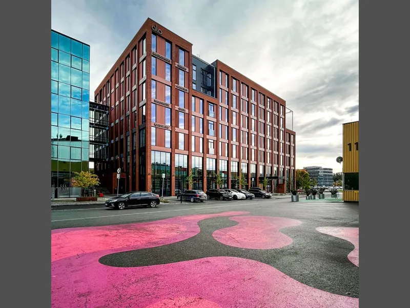 Fra inngangspartiet på ALO-bygget