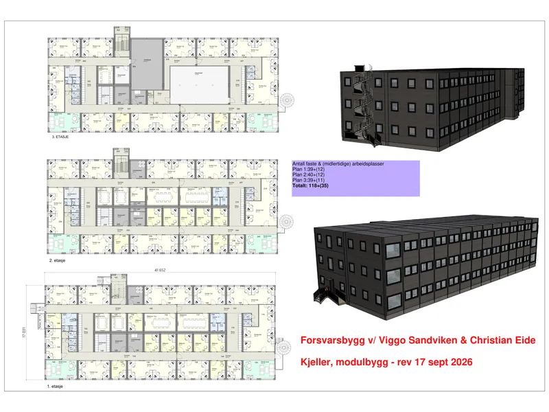 Fasade fra byggesøknad